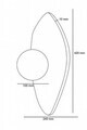 Aplica de perete, Opviq, 263OLY1165, Bej / Alb / Albastru