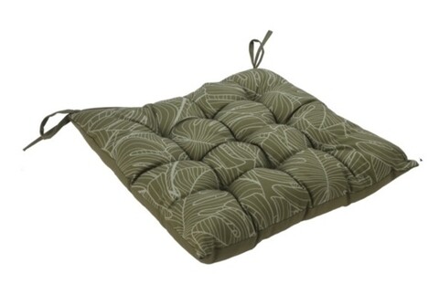 Perna pentru scaun exotic, 40x40 cm, poliester, verde