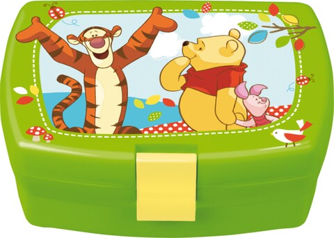 Cutie sandwich Winnie the Pooh, Disney, 16x12x6 cm, plastic, verde Disney imagine 2022 by aka-home.ro