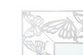 Oglinda decorativa Butterfly, Mauro Ferretti, 85x115 cm, fier, alb