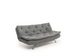 Canapea extensibila cu 3 locuri, Futon, 859FTN2897, Metal , Gri deschis
