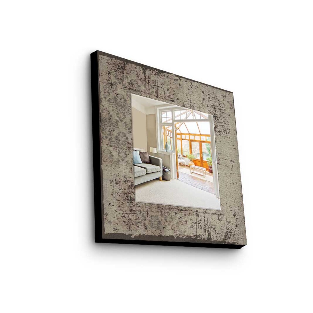 Oglinda decorativa, MA-057, Cadru: 100% LEMN DE PIN (Grosime: 27 mm), Multicolor - view 2