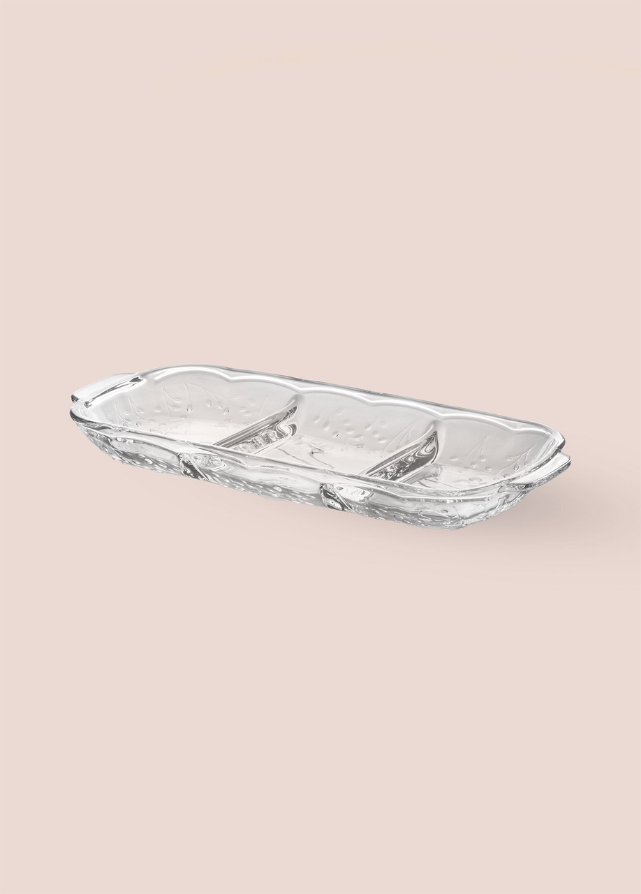 Platou servire desert, Hermia, 280TMA2245, Transparent - view 3