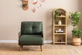 Canapea extensibilă cu 1 loc, Futon, 859FTN2339, Metal , Verde