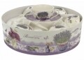 Set 6 cesti cu farfurie Passion, Duo, 250 ml, portelan, mov