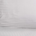 Lenjerie de pat King Size, Agnes, Homla, 3 piese, 200x220 cm, bumbac satinat/poliester, gri