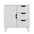 Dulap, Inarch, Valencia 3+1, 72x76x40 cm, PAL, Alb