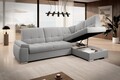 Coltar extensibil dreapta 3 locuri ELTAP, RT-04SO, Sado, 272x192x95 cm, lemn/poliester, gri deschis