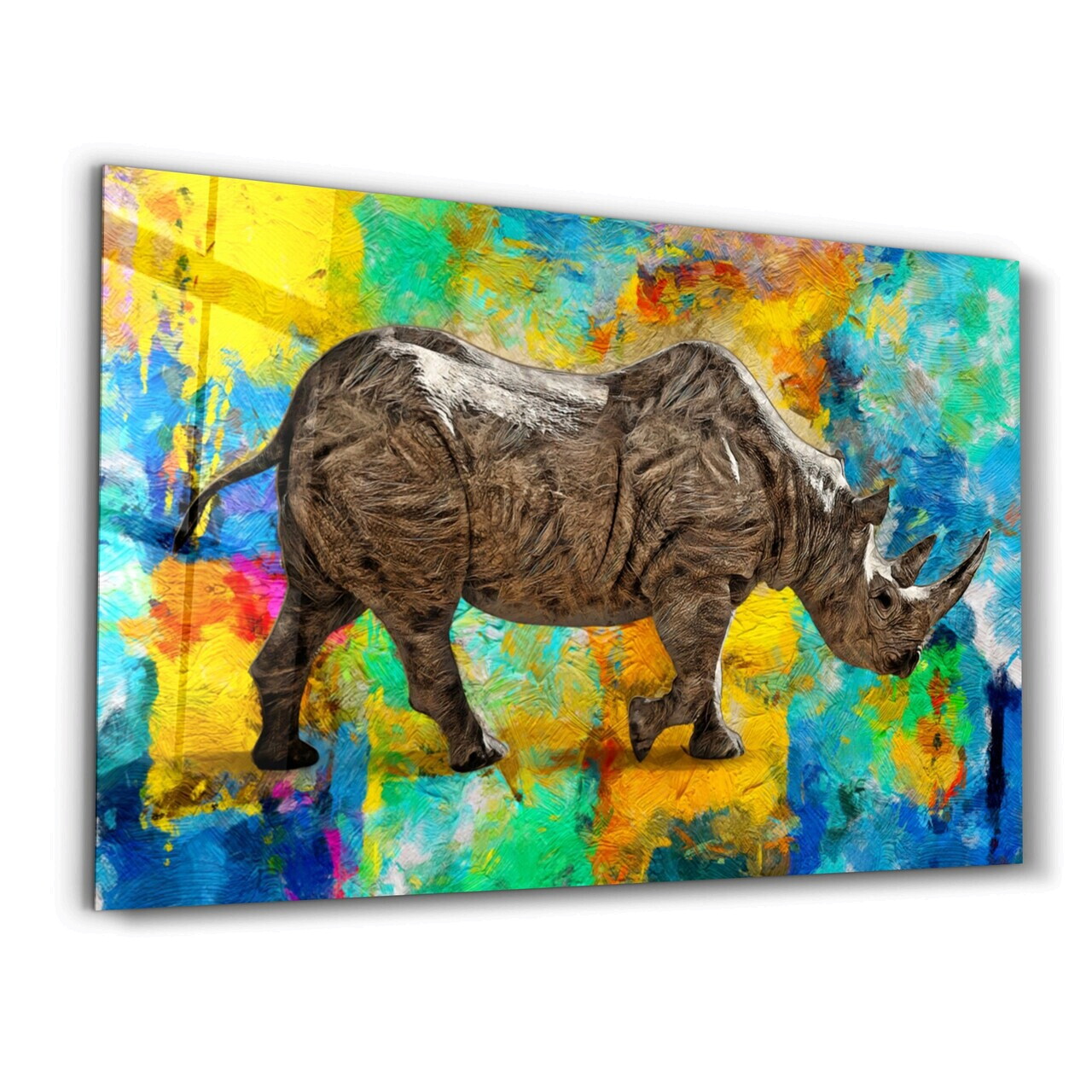 Tablou decorativ, CAM-1051, Dimensiuni: 46 x 72 cm, Multicolor — imaginea 5