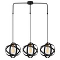 Lustra, Opviq, 892OPV1610, Fier, Negru