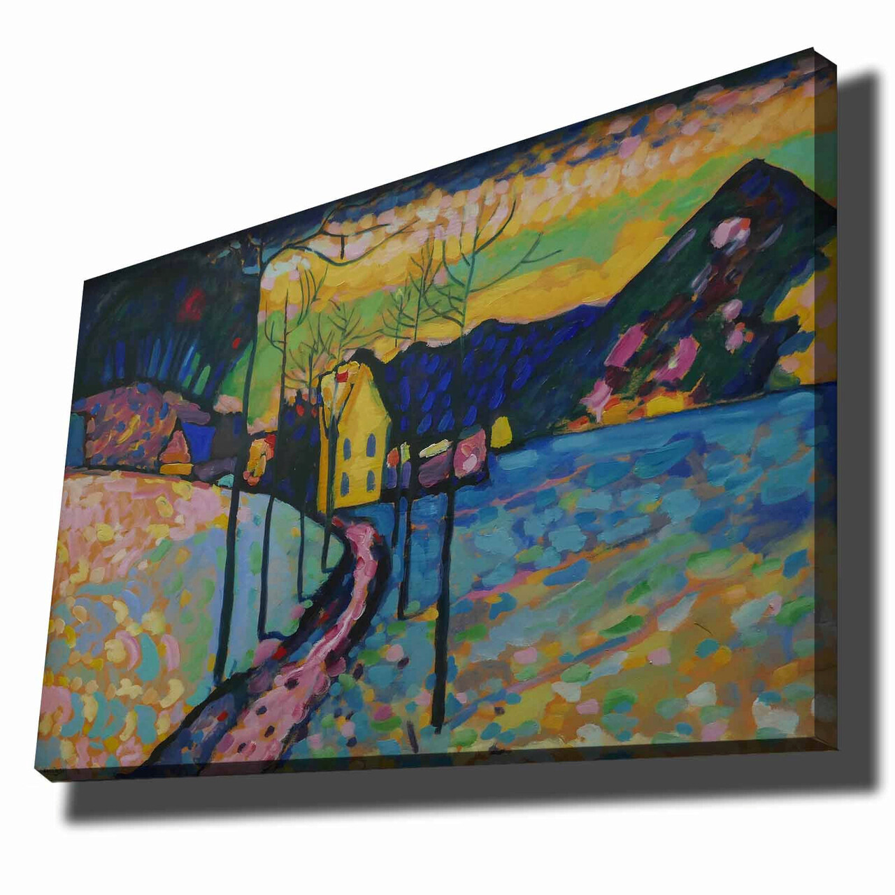 Tablou decorativ, 70100KANDINSKY001, Canvas, Lemn, Multicolor - 1 | YEO