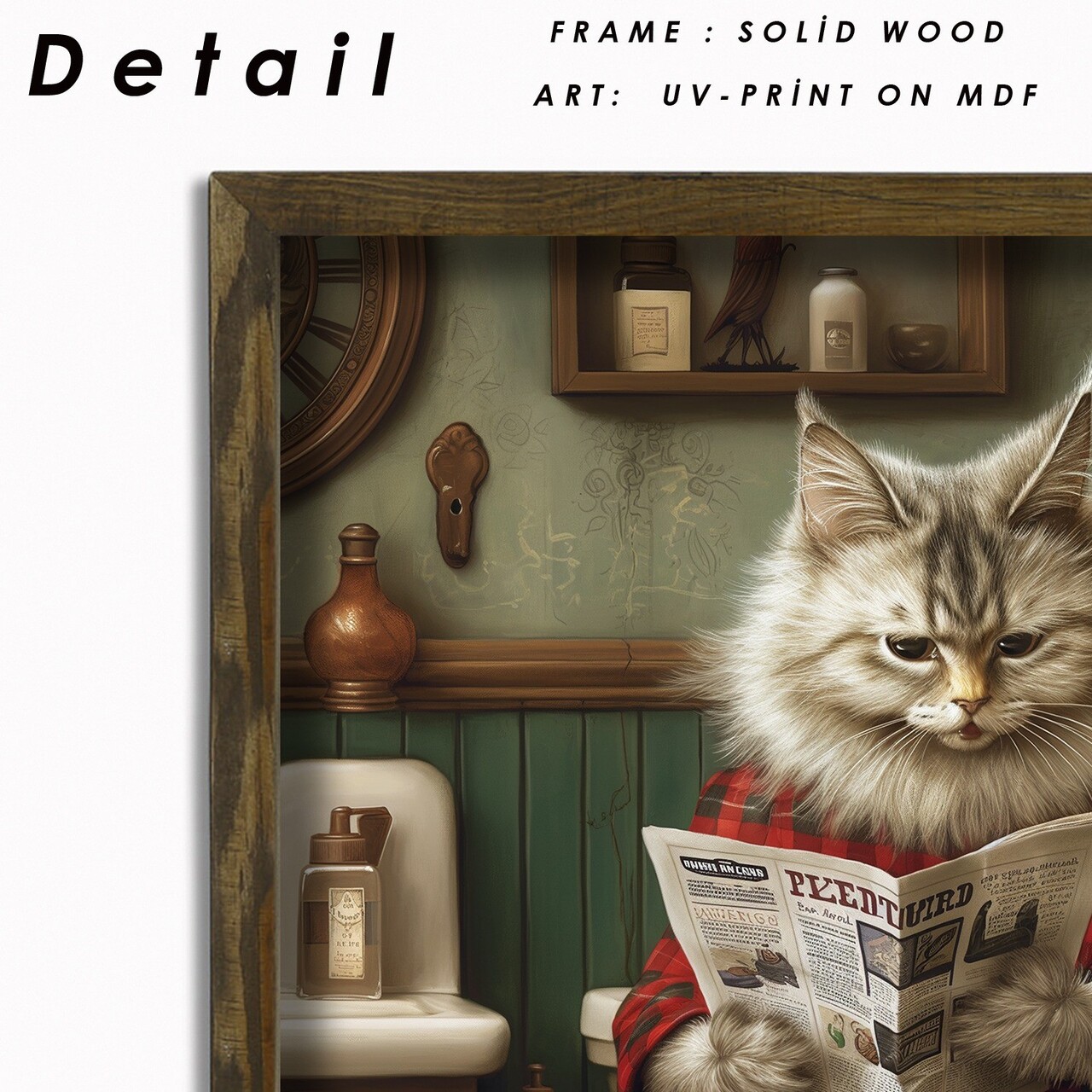 Tablou decorativ, AI015, Cadru: 100% MOLID, Multicolor - view 2