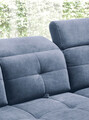 Coltar extensibil dreapta 5 locuri ELTAP, RT-40RAQ, Inferne, 297x210x107 cm, lemn/poliester, albastru deschis