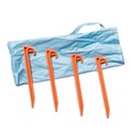 Cort de plaja cu piscina pentru copii Tenfun, InnovaGoods, cu protectie UV UPF 50+, 81 x 72 x 110 cm, albastru