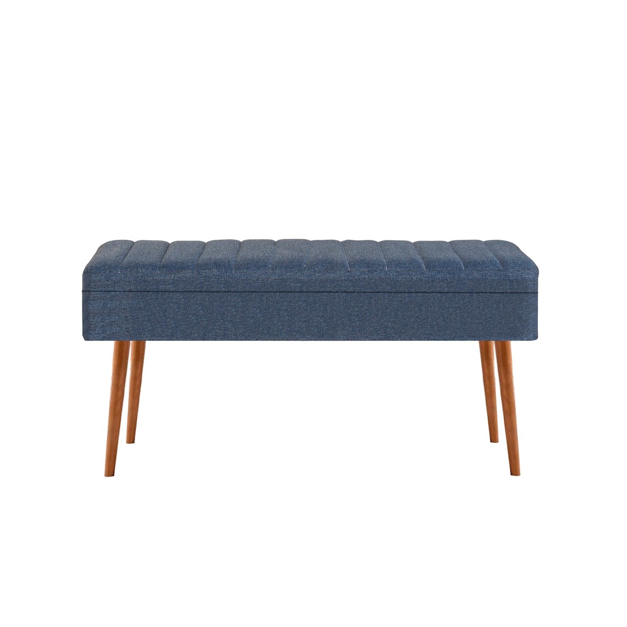 Banca, Vella, Vina 1048, 90x39x40 cm, PAL, Pin Atlantic / Albastru închis - 1 | YEO