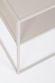Consola Alrik, Bizzotto, 37.5x37.5x50.5 cm, otel, bej