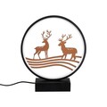 Lampa de masa, Shadow, 526SHD1136, Metal, Negru/Cupru
