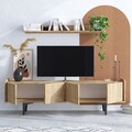 Comoda TV, Emerald, Cursa, 150x57x40 cm, Maro