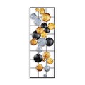 Decoratiune de perete, Camber, Metal, 90 x 32 x 4 cm, Multicolor