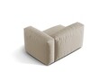 Modul dreapta pentru canapea, 1 loc, Martina-169, Micadoni Home, 121x106x75 cm, tesatura structurata catifelata, bej deschis