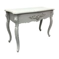Consola Creaciones Meng, 105x44x76.5 cm, lemn de brad, gri antic