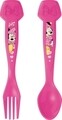 Set tacamuri 2 piese pentru copii Minnie, Disney, plastic, roz