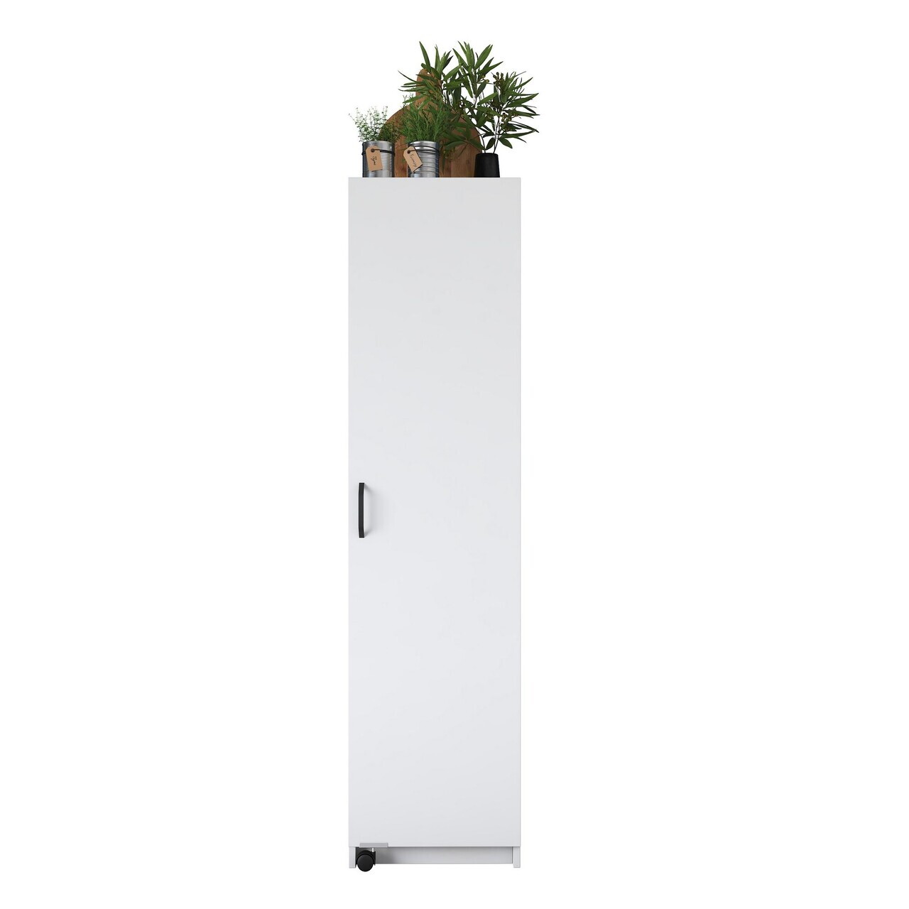 Dulap multifunctional, Hanah Home, JE104, 45x180x42 cm, PAL melaminat, Alb - view 6