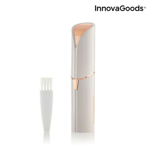 Epilator facial Indolor cu LED InnovaGoods, cu baterii, 2x10.5x3 cm
