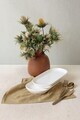 Set platouri servire, Hermia, 275KRM2653, Dimensiune: 28 x 14 cm (2 bucăți), Alb