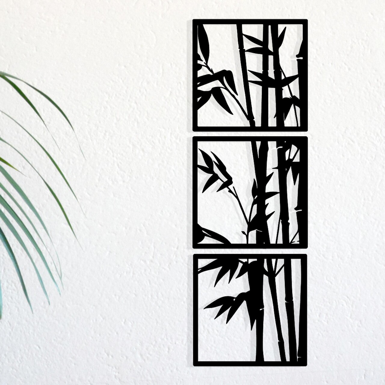 Decoratiune de perete, Tuyunju, Dimensiuni: 36 x 110 cm, Negru - view 3