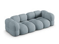 Canapea 4 locuri, Loretto, Cosmopolitan Design, 250x100x68 cm, tesatura structurata, albastru pastel