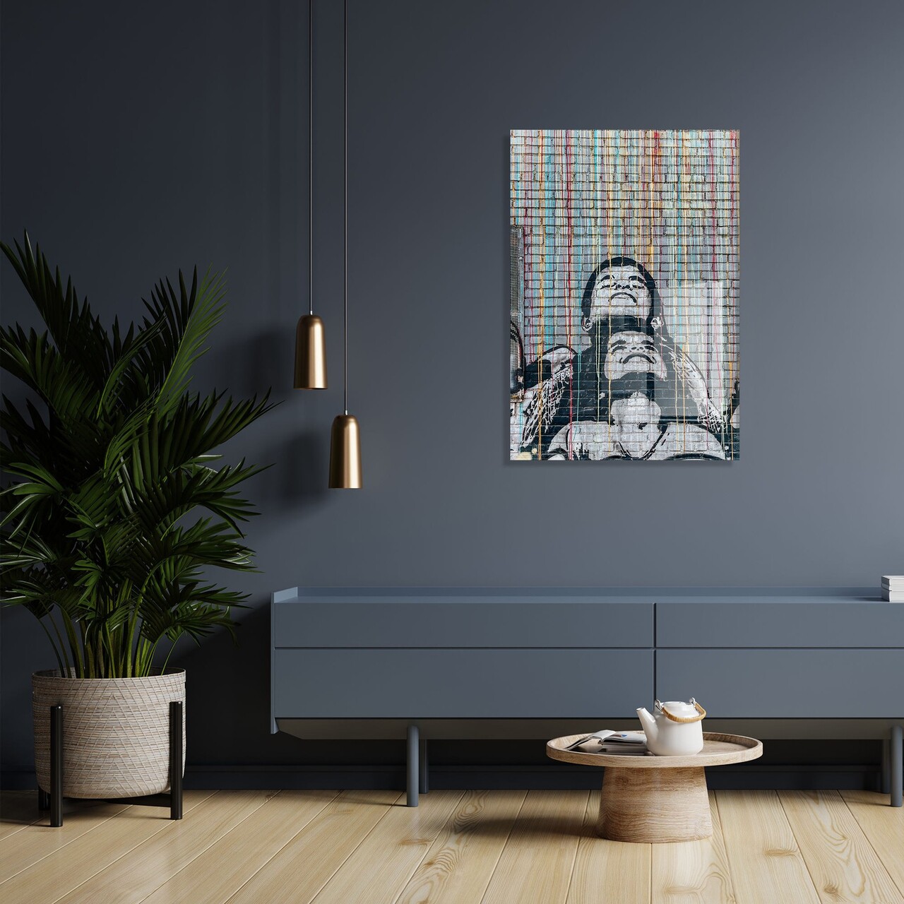 Tablou decorativ, UV-024, 50 x 70 cm, Multicolor - view 2