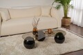 Masuta de cafea, Nordure, Sphere, Negru/Bronz