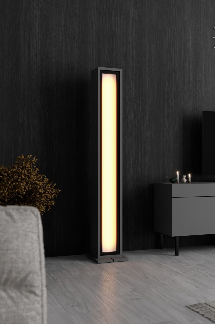 Lampadar, Hanah Home, Nova, 19.2x141x17 cm, Antracit - view 2