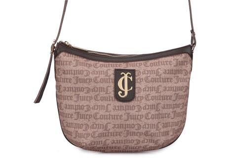 Geanta juicy couture 394, 29x3x22 cm, piele ecologica, maro