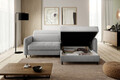 Coltar extensibil dreapta 3 locuri ELTAP, RT-03RAQ, Gomsi, 228x165x100 cm, lemn/poliester, gri deschis
