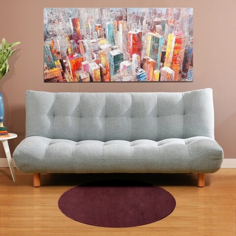 Covor, Indomex, Romantic, 120 cm Ø, 100% poliester, rosu