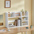 Corp biblioteca / raft de organizare birou si bucatarie, Vasagle, 80x20x50 cm, PAL, maro rustic