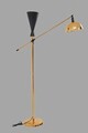 Lampadar, Stala, 846STL3628, Metal, Auriu