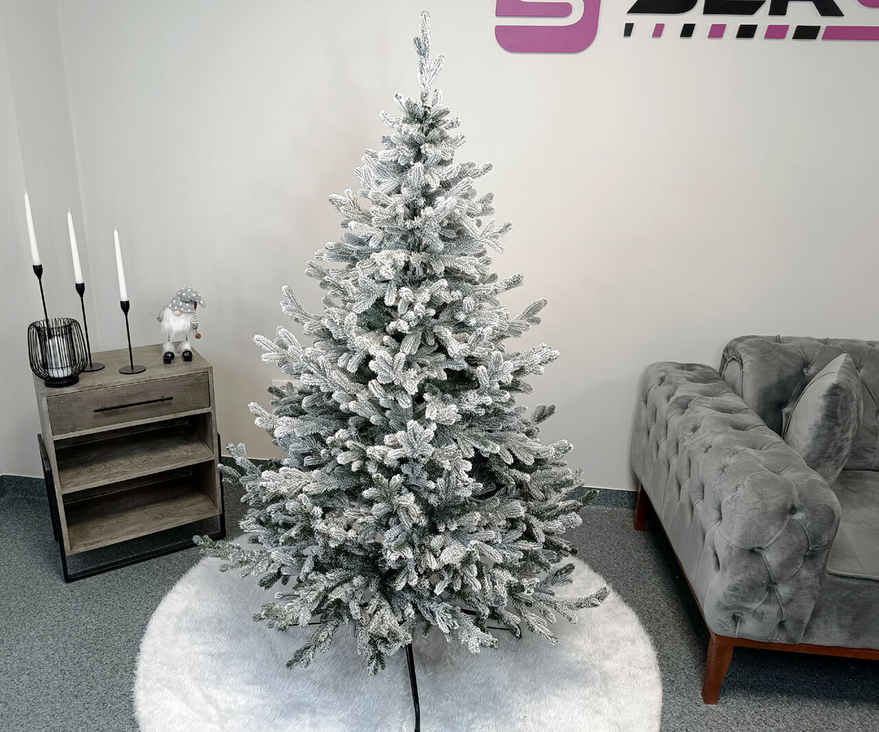 Brad artificial Christmas Deluxe by Sersimo, Viena nins, 3D, 180cm