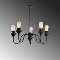 Lustra, Tatum, 584TTM1194, Metal, Negru
