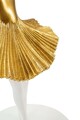 Lampa de masa Dancer, Mauro Ferretti, 1 x E27, 40W, 28x64 cm, polirasina/fier, auriu/alb