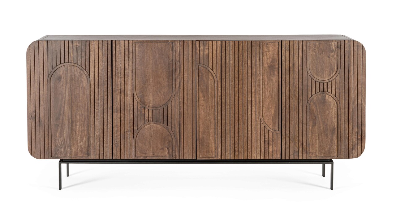 Bufet inferior Orissa, Bizzotto, 180x42x82 cm, lemn de mango/MDF, maro - 1 | YEO