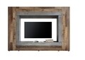 Mobilier living, Rock Betonoxid, 226 x 163 x 40 cm, PAL/MDF, maro/gri