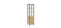 Dulap de baie, Puqa Design, Gala, 38x162.2x34 cm, PAL, Safir / Negru