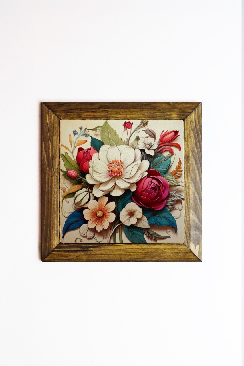 Tablou decorativ, Ersytastablo15, Cadru: 100% LEMN (Grosime: 2,5 cm), Multicolor - view 2