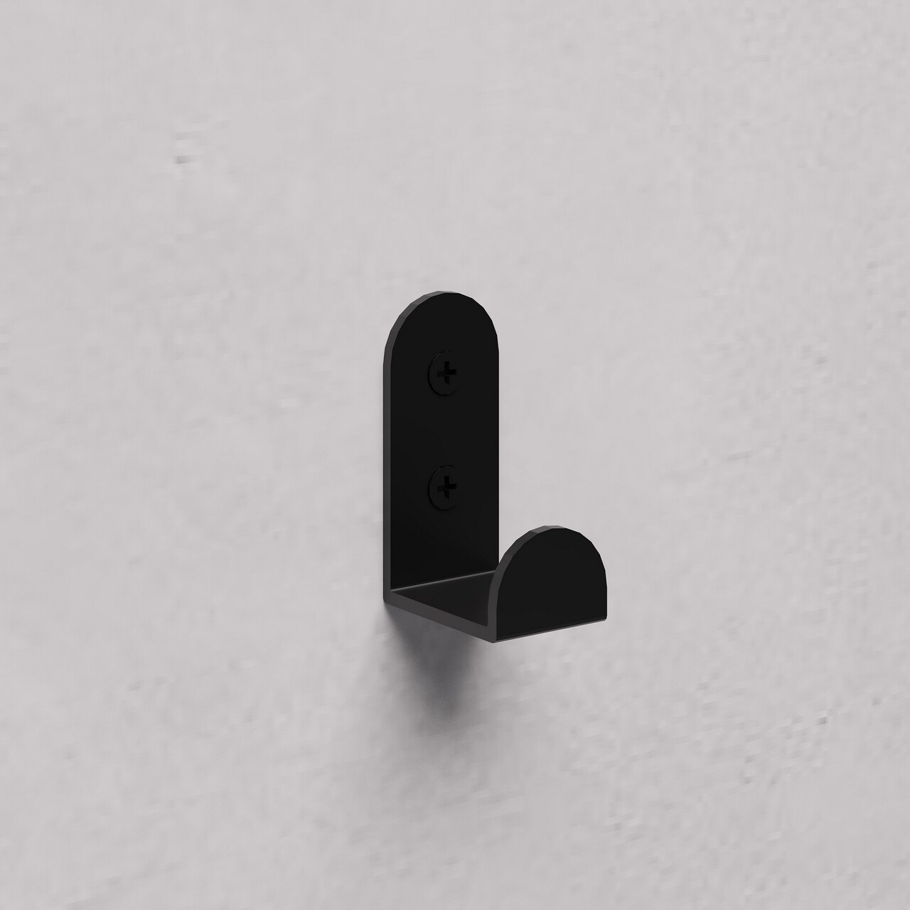 Cuier de perete, Leny Metal Hanger Single, Fier vopsit static, Negru - view 8