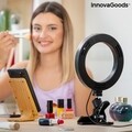 Lampa circulara pentru selfie LED, InnovaGoods Lumahoop, 26 cm, USB
