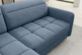 Coltar extensibil stanga 3 locuri ELTAP, LT-40RAQ, Barea, 208x160x100 cm, lemn/poliester, albastru