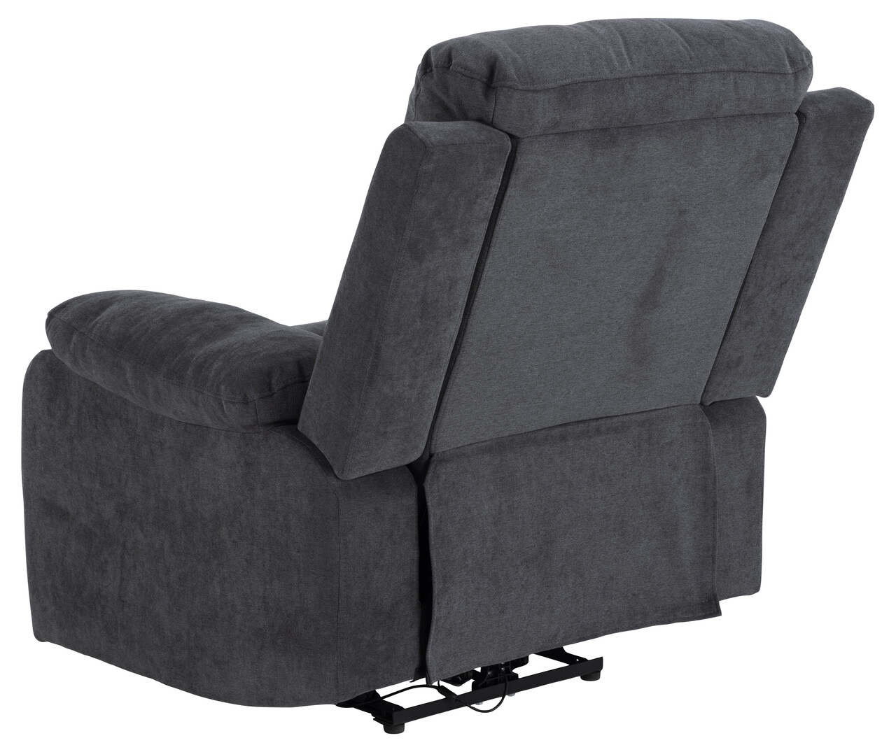 Fotoliu cu recliner Mora, Actona, 89.5x95x98 cm, poliester/otel, gri inchis - view 8